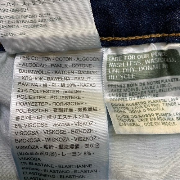 Levi’s Dark Wash Cheeky Denim Shorts - Picture 7 of 8